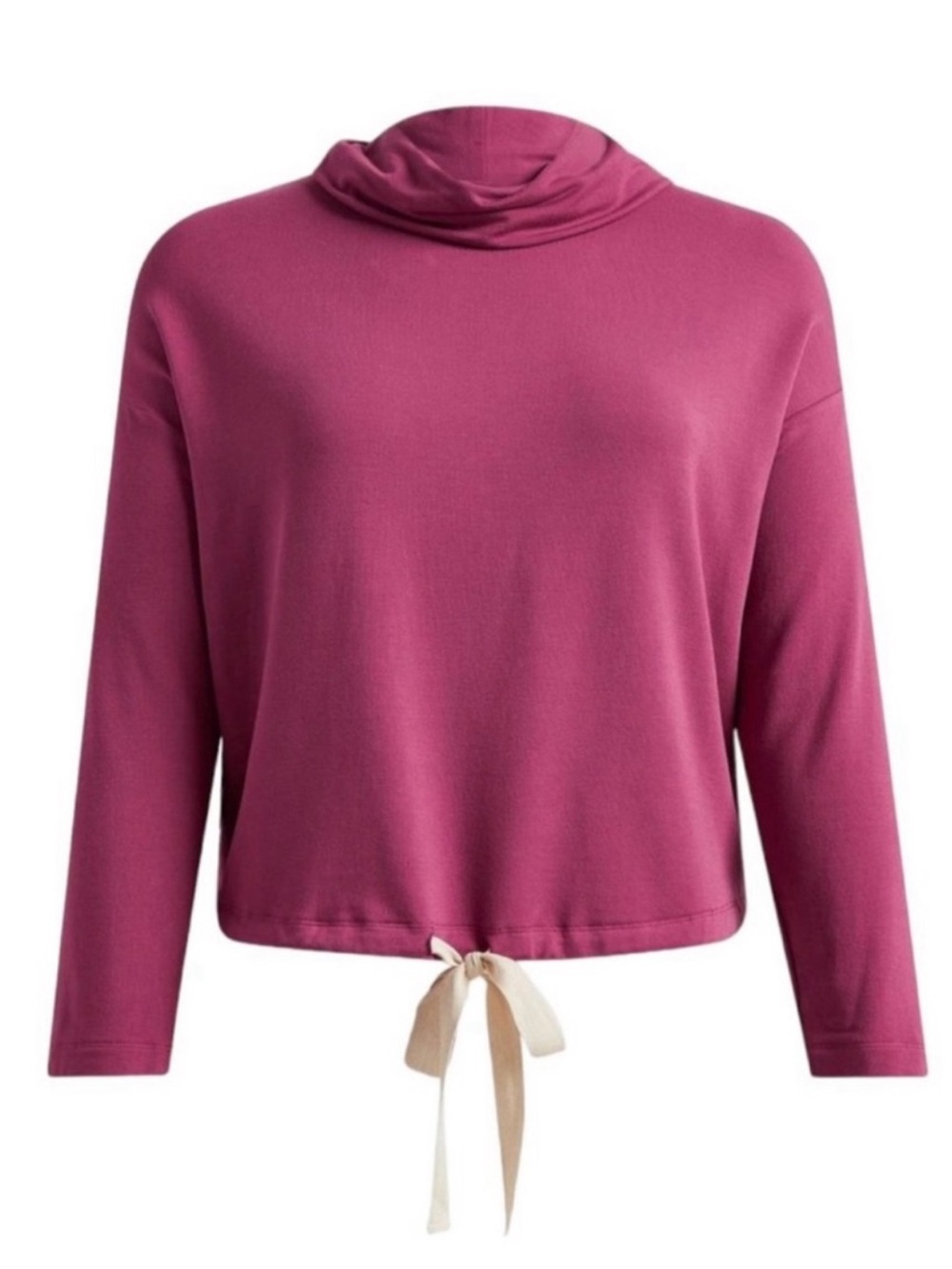 Torrid Dream Fleece Cowl Neck Fuchsia Lounge Sweatshirt 1X NWT